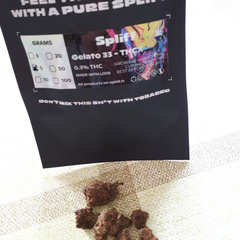 Click to view full screen Gelato 33 - 30% THCX photo review